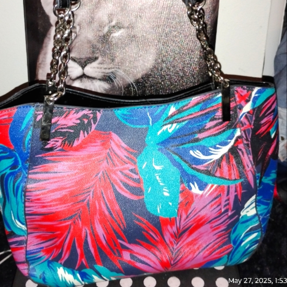 Modina Floral Print Women's Handbag, Purse Excellent condition